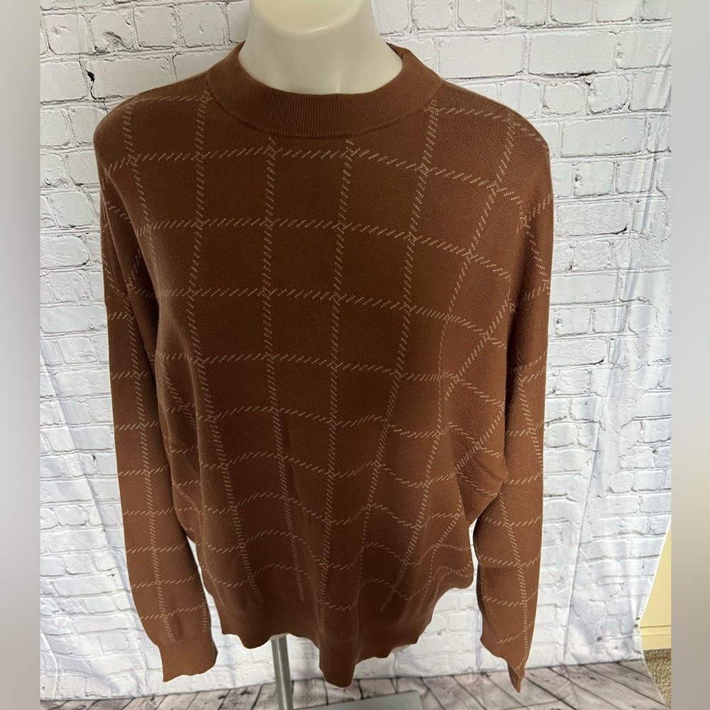 LUNYA Cozy cotton silk pullover humble brown - Picture 2 of 13